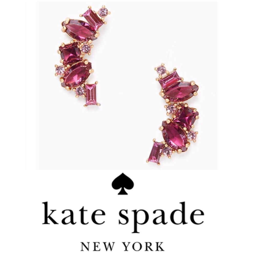 Kate Spade Cluster Crawler Earrings